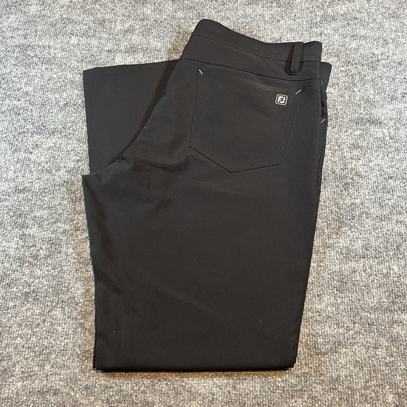 FootJoy Other - FootJoy FJ Pants Mens 36x30 Black Performance Athletic Fit Stretch 5 Pocket Golf